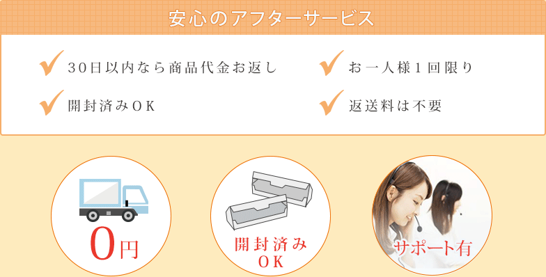 安心のアフターサービス