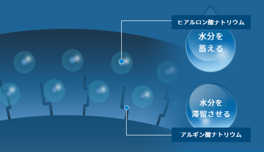 瞳になじむ、やわらかい素材。